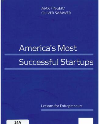 America's Most Successful Startups (samwer, 1999)