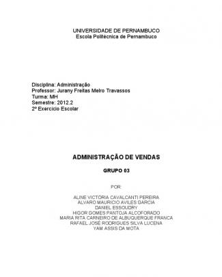 Administração De Vendas.doc