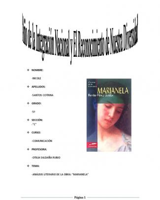 Analisis De Marianela