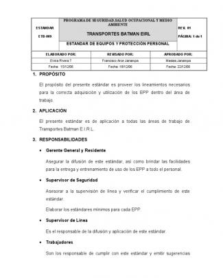 Estandar 009 De Epp.doc