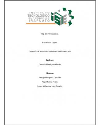 Proyecto De Electronica (semaforo).docx