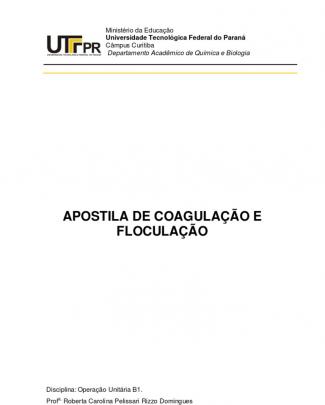 Apostila Coagulação E Floculação