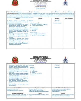 Guia_de_aprendizagem - Matematica 7 Ano A