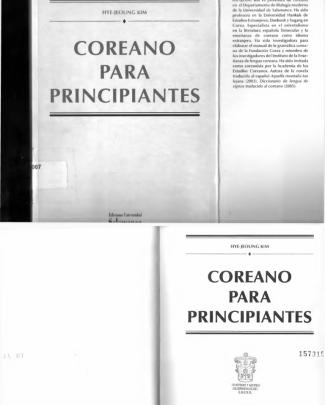 Libro Coreano