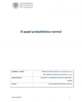 Papel Probabilistico Normal