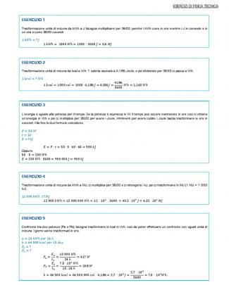 Esercizi Fisica