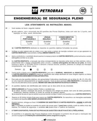 S Petrobras Engenheiro De Seguranca Pleno