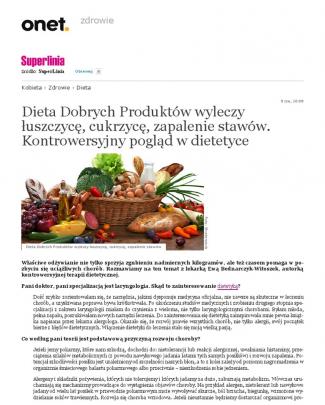 Dieta Dobrych Produktów Wyleczy łuszczycę, Cukrzycę, Zapalenie Stawów