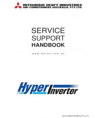 Mhiaa Service Support Handbook 07.13 V1.3