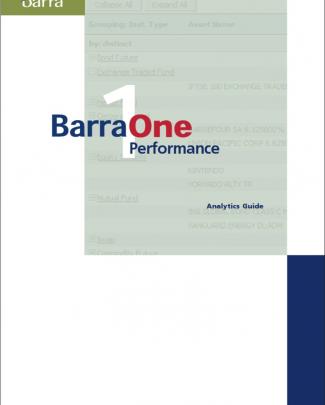 Barraone Performance Analytics Guide