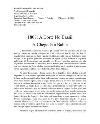 A Corte No Brasil - Brasil Império