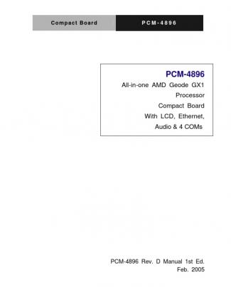 Pcm 4896 Manual