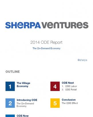 Sherpaventures On-demand Economy Report