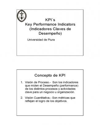 Key Process Indicator