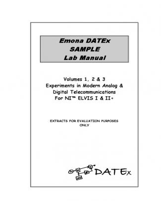 Emona Datex Sample Labmanual Ver2