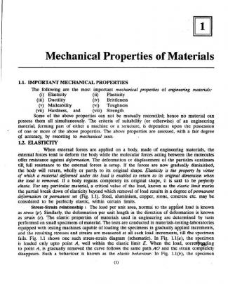 Unit1 From Mechanics Of Materials By B C Punmia