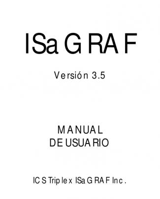 Manual Isagraf 3.55