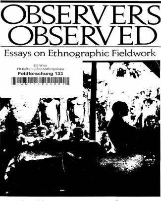 Observers Observed_ Essays On E - George W. Stocking Jr