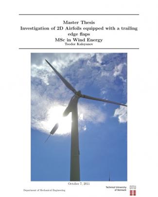 Investigation Of 2d Airfoils Equipped With A Trailing Edge Flaps Msc In Wind Energy