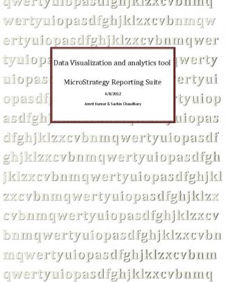 Microstrategy Reporting Suite