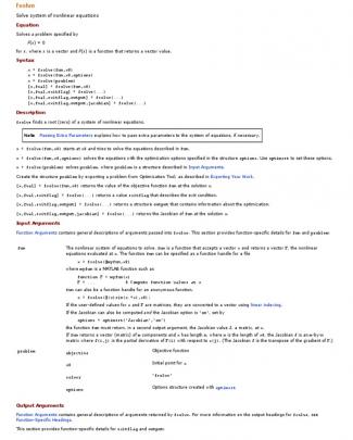 Solve System Of Nonlinear Equations Matlab