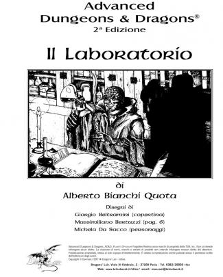 [d&d 2e - Ita] [avventura] - Il Laboratorio