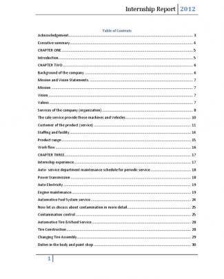 Internship Report On Moenco