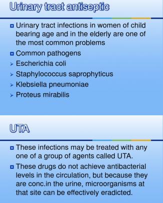 Urinary Tract Antiseptic