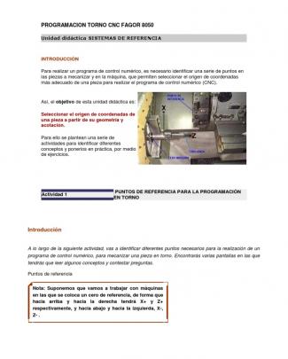 Programacion Torno Cnc Fagor 8051