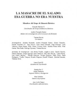 La Masacre De El Salado