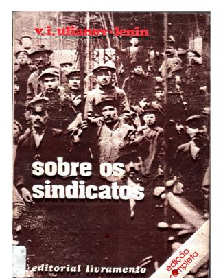 Lenin - Sovre Os Sindicatos - Capa E Indice