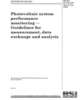 Iec61724 Pv Monitoring