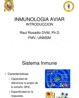 Introduccion A La Inmunologia Aviar