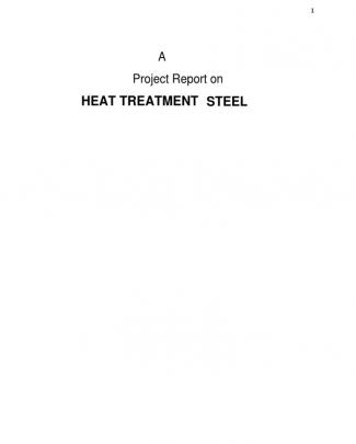 Heat_treatment Of Steel