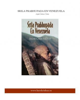 Srila Prabhupada En Venezuela