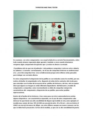 Thyristor And Triac Tester.docx