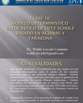 Clase Modelo De Lutz Scholz