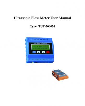 Tuf-2000m User Manual