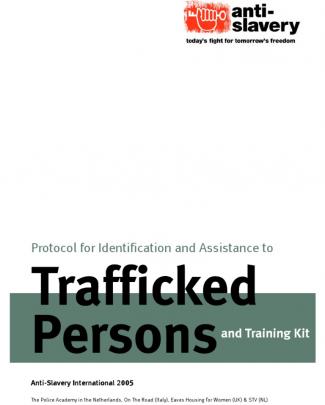 Trafficking In Persons Protocol For Identification And Assistance Of Trafficked Persons