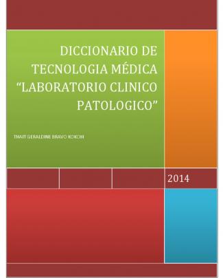 Diccionario De Tecnologia Medica