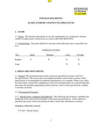 Aaa-ecwcs Gen Iii Testing