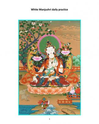 White Manjushri Daily Practice