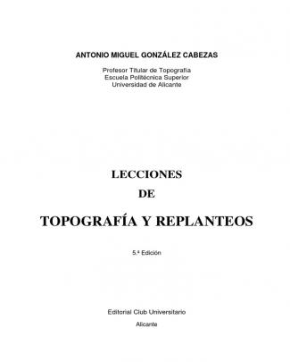 Replanteo Topografia