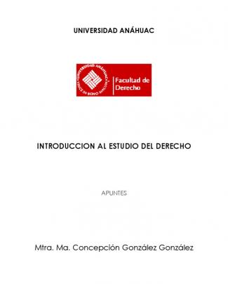 Apuntes Introduccion Al Estudio Del Derecho