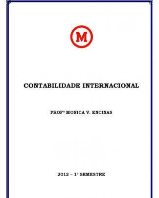 Apostila De Contabilidade Internacional 2012-1