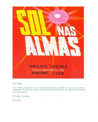 Waldo Vieira - Sol Nas Almas - André Luiz