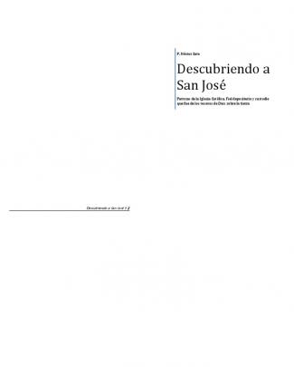 Descubriendo A San José