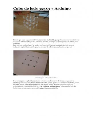 Cubo De Leds 3x3x3