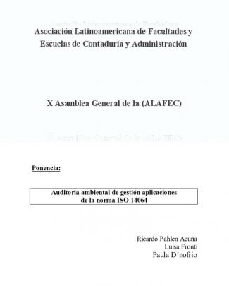 Auditoriaambiental Iso 14064