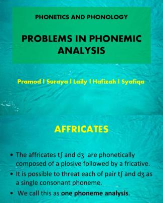 Problems In Phonemic Analysis.ppt